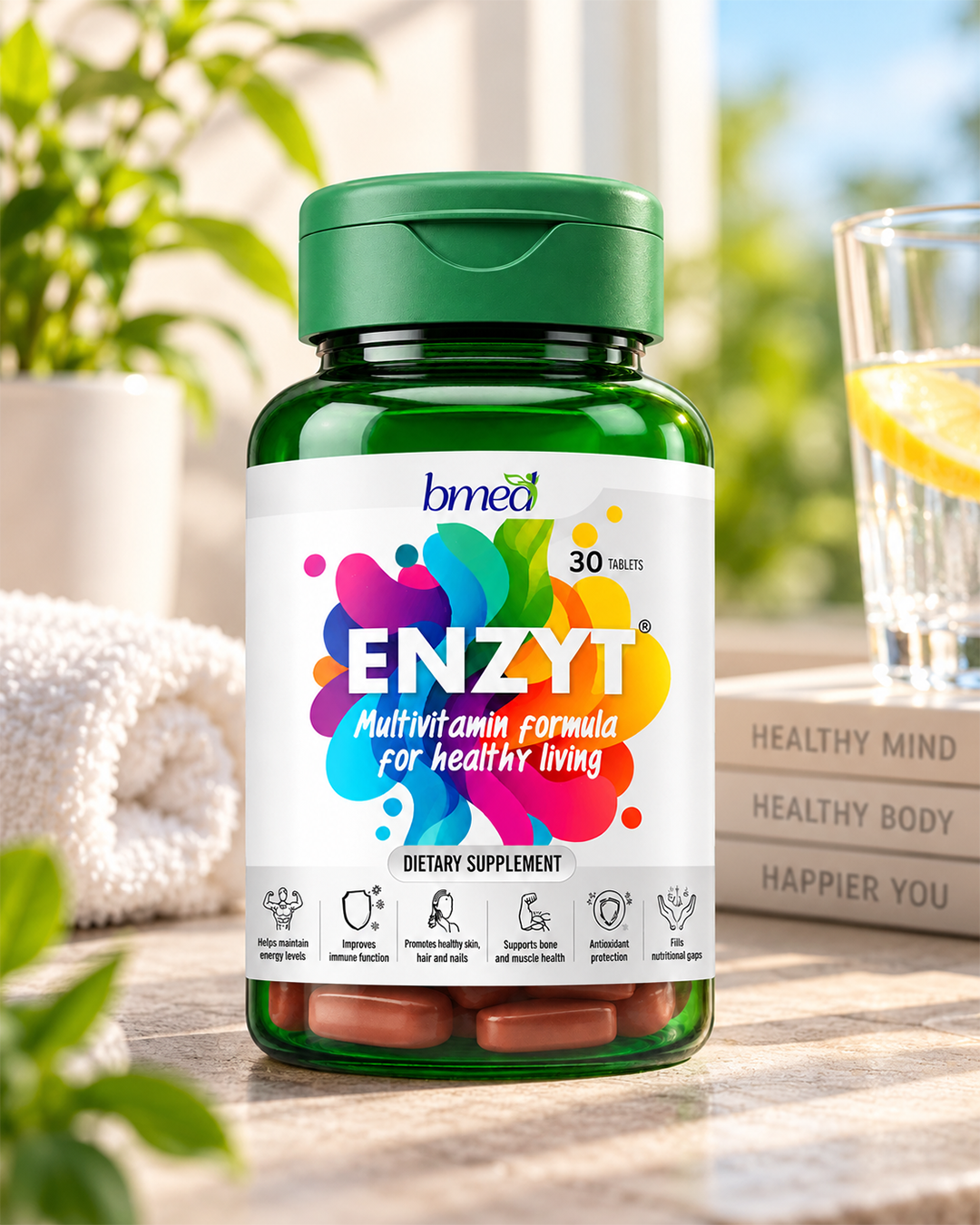 ENZYT TABLETS Multivitamin Formula for Healthy Living